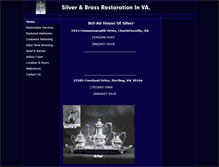 Tablet Screenshot of belairhouseofsilver.net